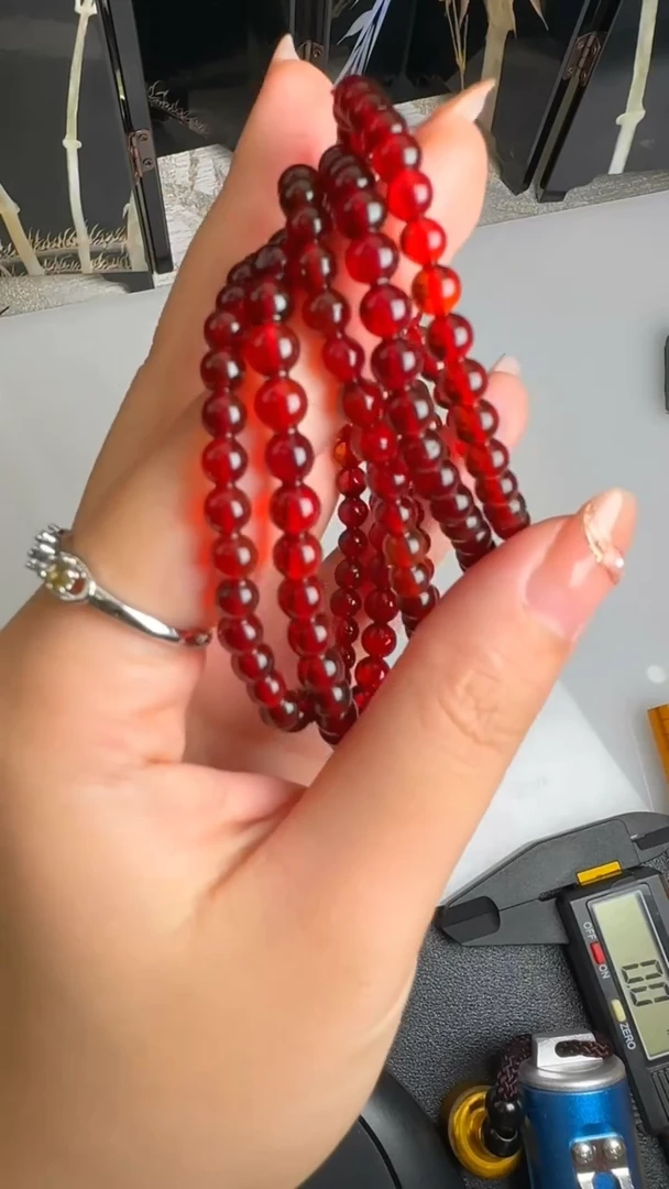 未镶嵌琥珀手串JJD0615003多样性发一