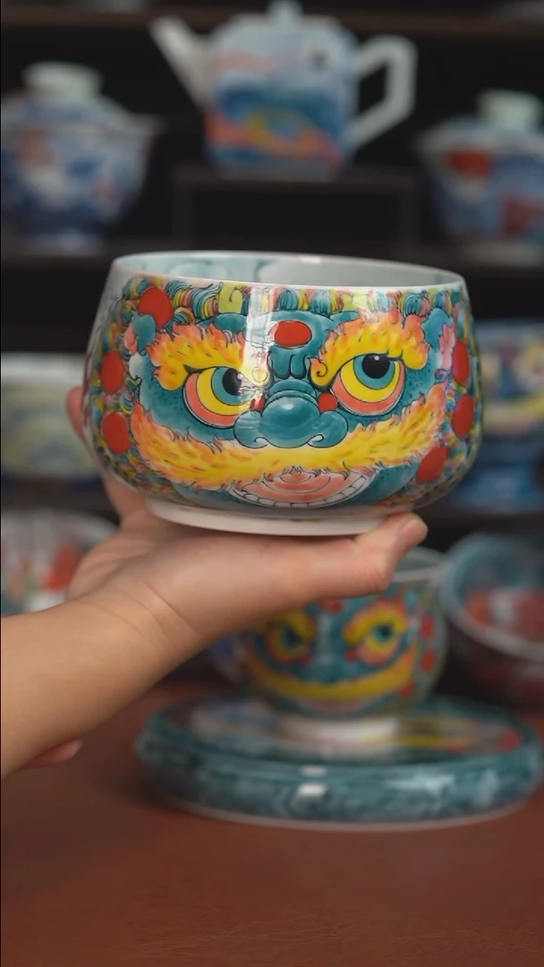 老师作品池鱼茶渣缸（微瑕福利 ）