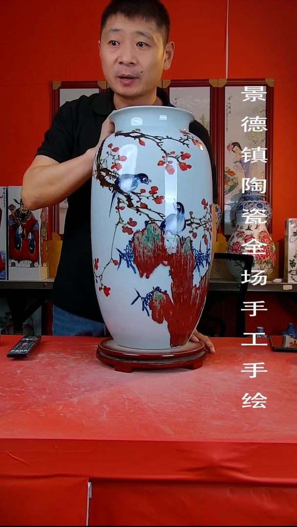 摆件景德镇陶瓷 全场手工手绘