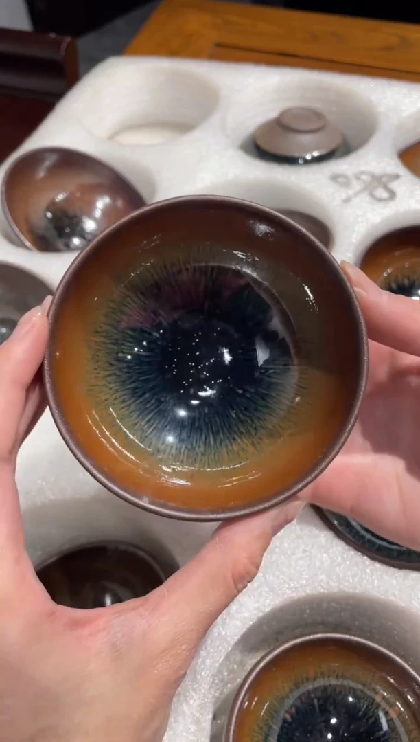 茶盏76@@建窑建盏主人杯