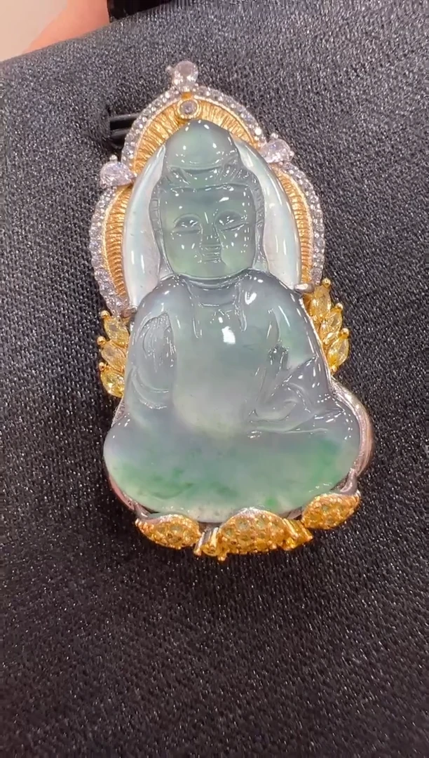 翡翠银S925镶嵌吊坠(不含链)多样性团购发一件