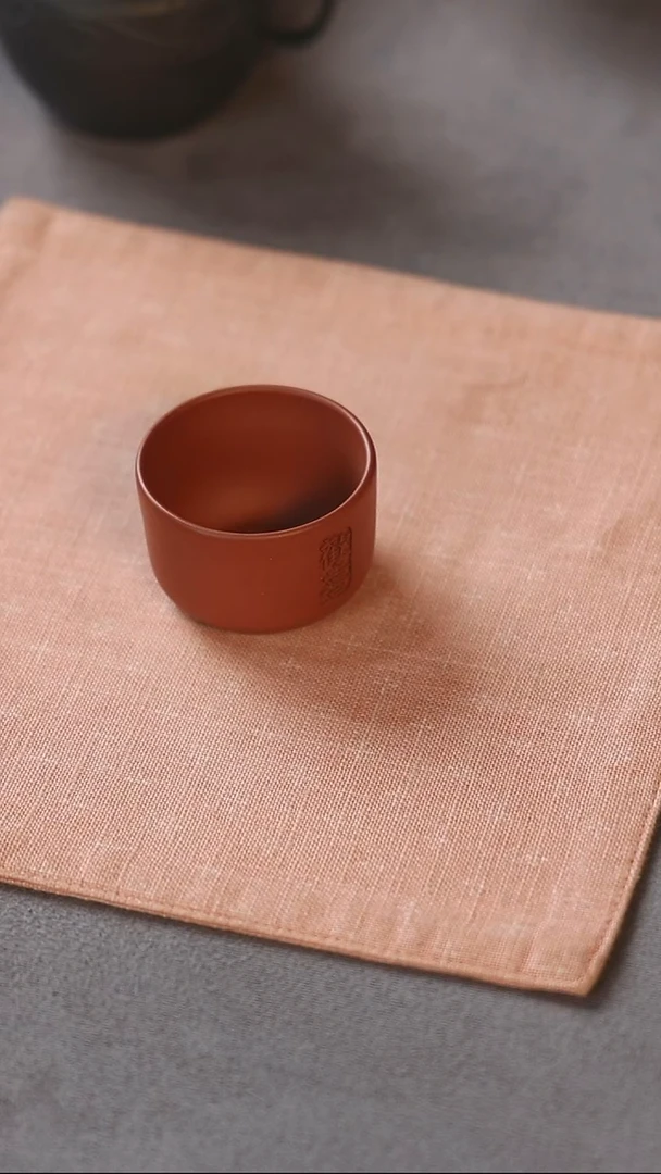 紫砂杯清水泥欢喜小杯