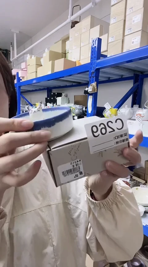 瓷片进口家用百货猫咪香插C269(新款