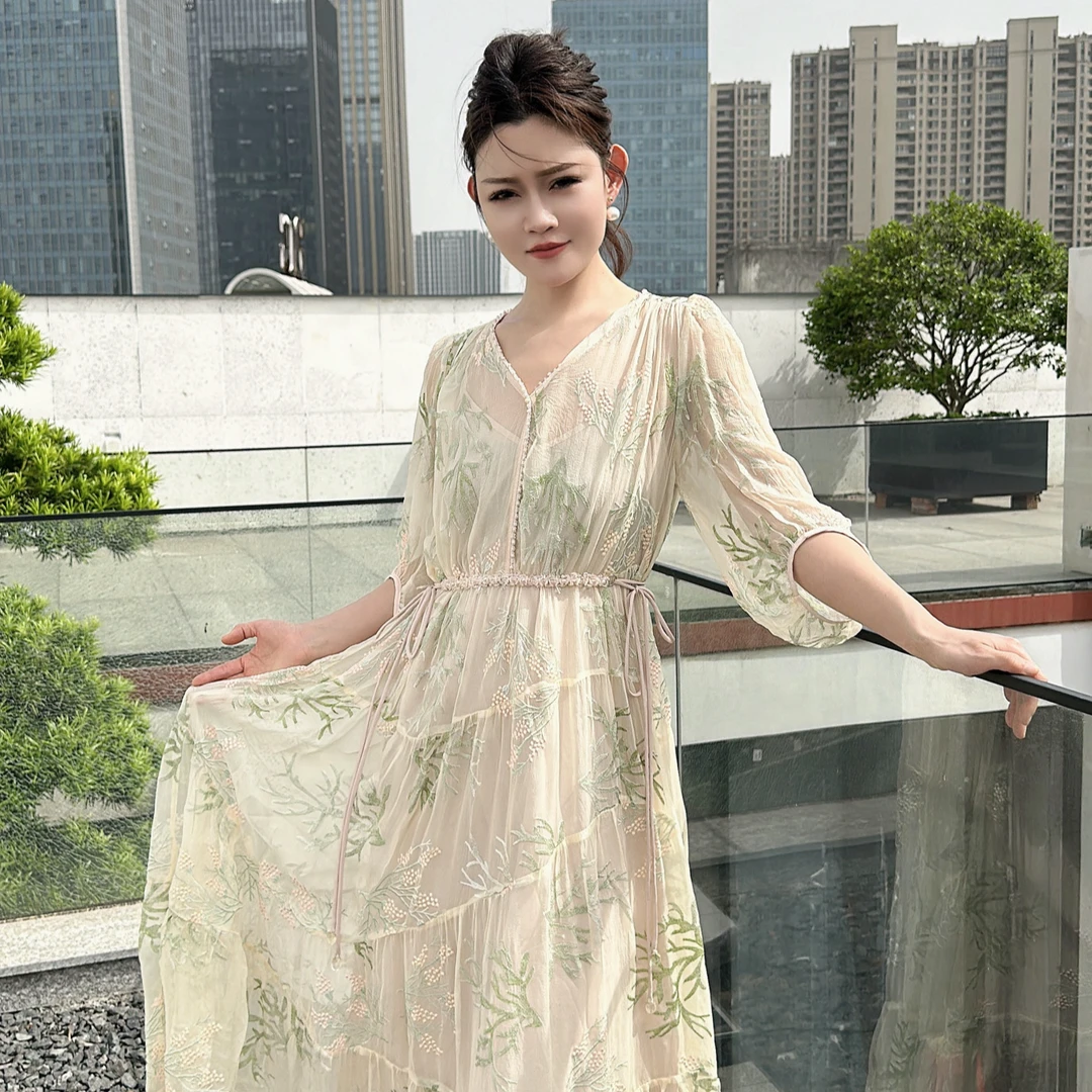 HERDERS 中长款时尚连衣裙 253589