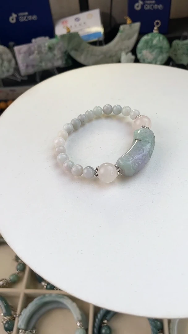 未镶嵌手链翡翠手工定制默认微瑕主播介绍为准