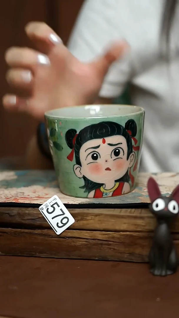 可爱小哪吒 猪口杯