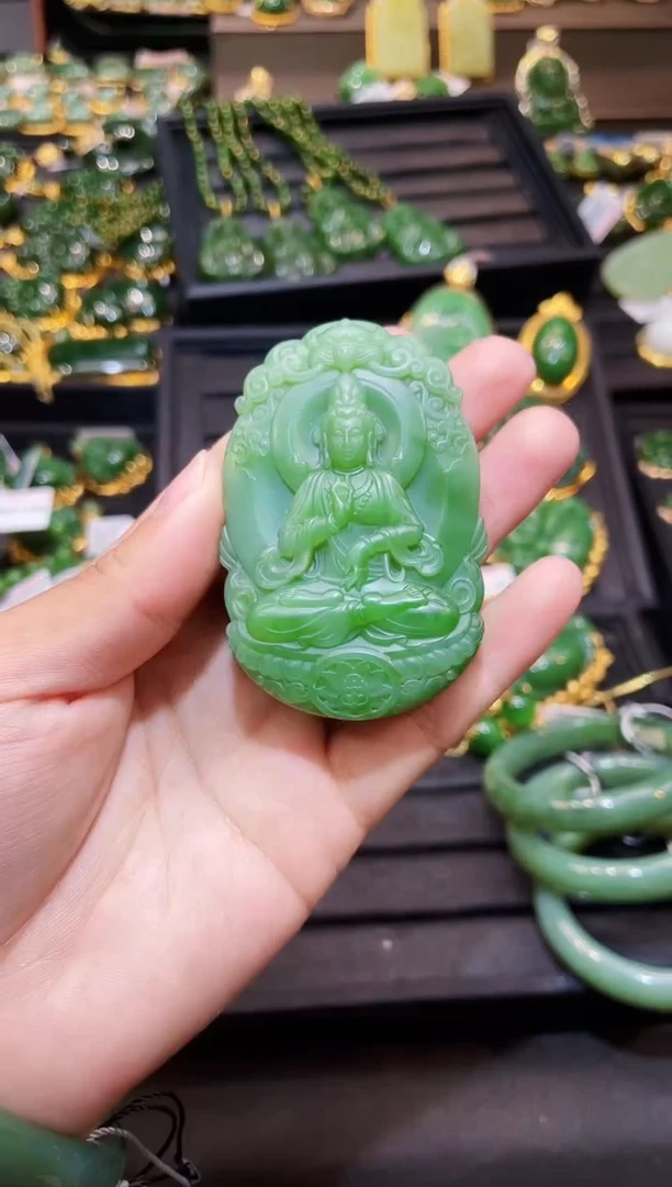 和田玉未镶嵌套链67MM 多样性发一