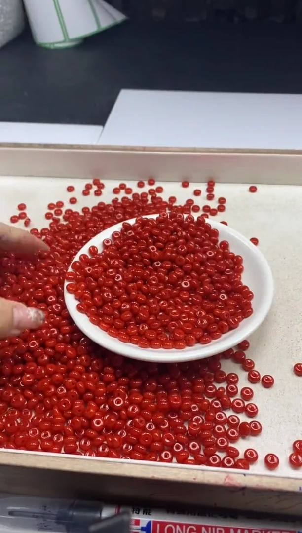 【闪购商品】玛瑙/玉髓颈饰未镶嵌w2256锦红南红隔片6*3mm*60颗