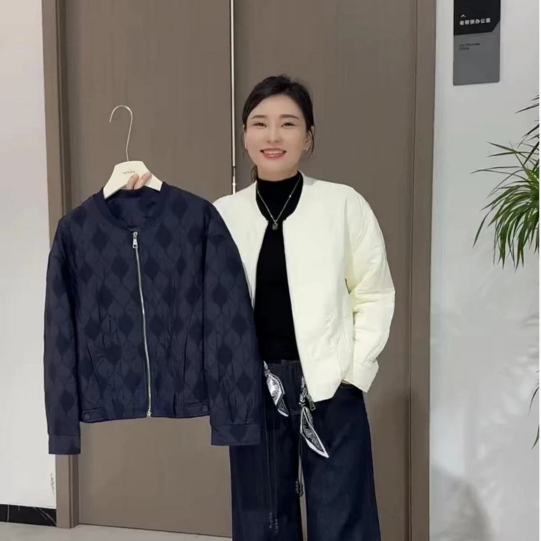 【秋季新款】泡芙格子棒球服外套8876款
