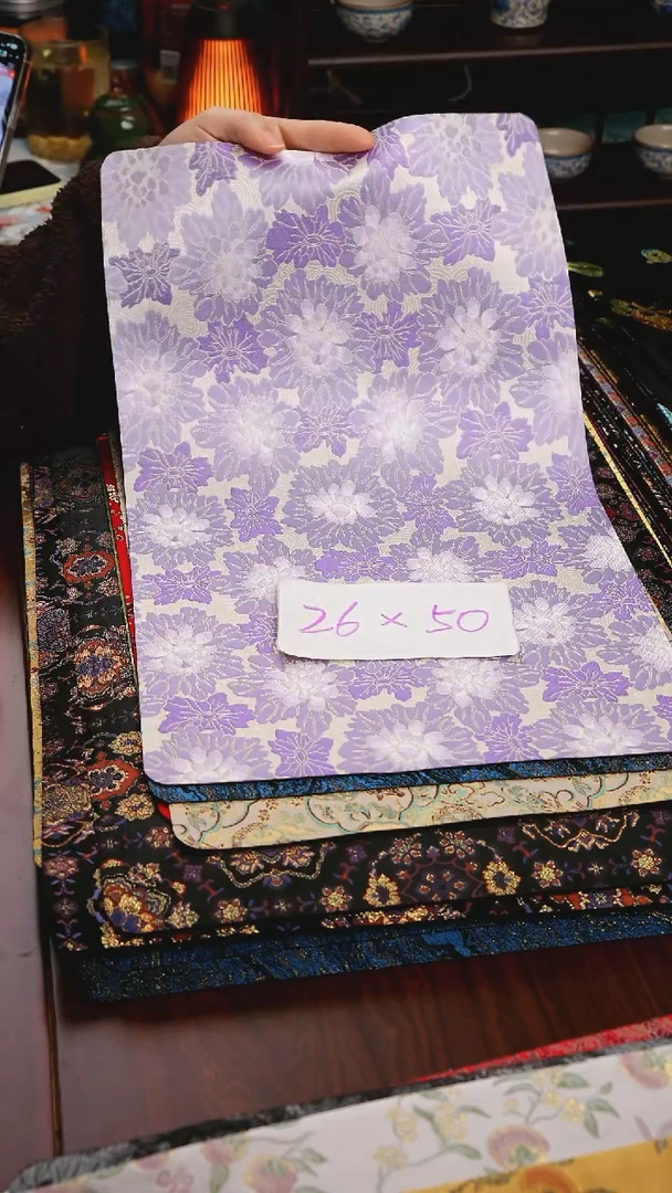 【花间绮梦单面】中国风干泡织锦茶席26*50