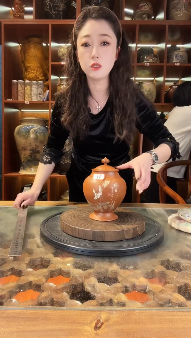 【闪购商品】缸云南建水紫陶复烧小茶罐@11