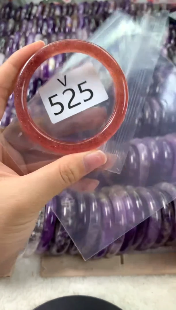 【闪购商品】水晶水晶手镯V未镶嵌525-56