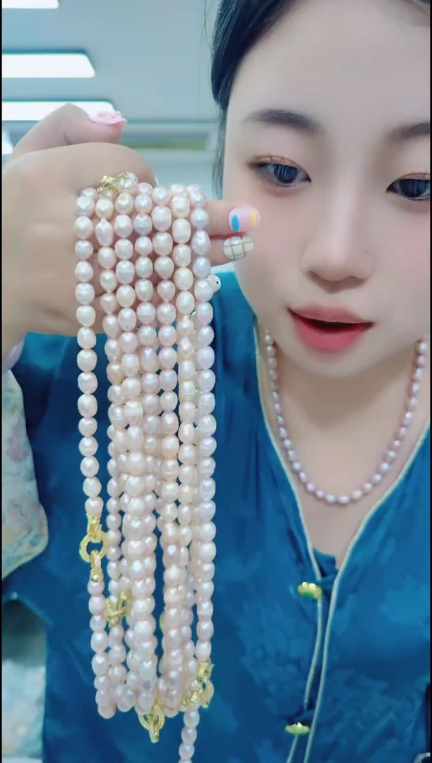 淡水珍珠合金颈饰0452珍珠项链