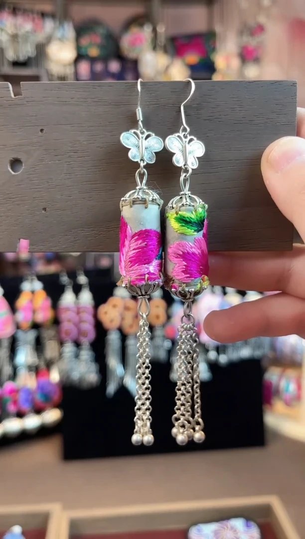 织绣 民族风手工非遗老绣饰品335