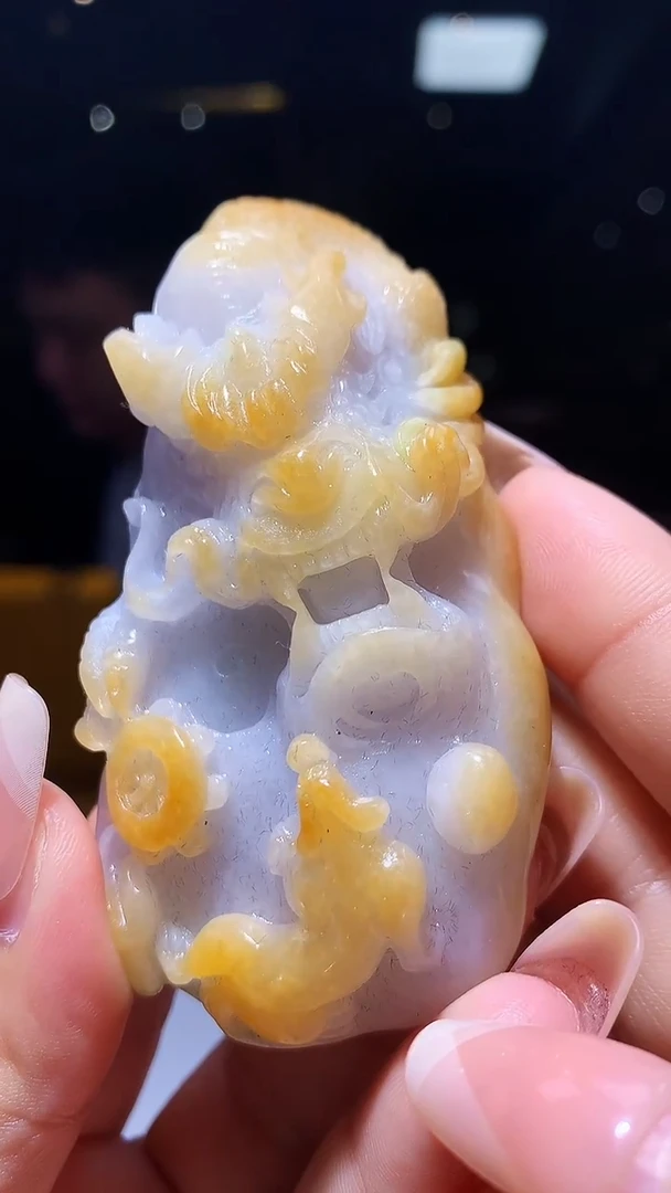 【闪购商品】定制翡翠未镶嵌1004xx-毛货挂件31