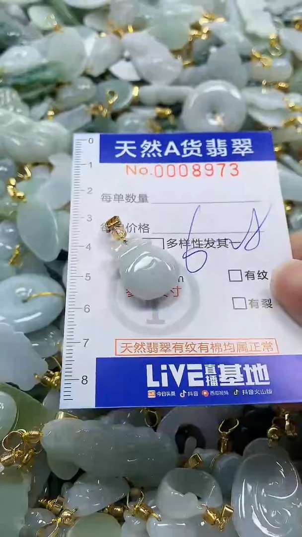 颈饰未镶嵌翡翠纯天然a货翡翠