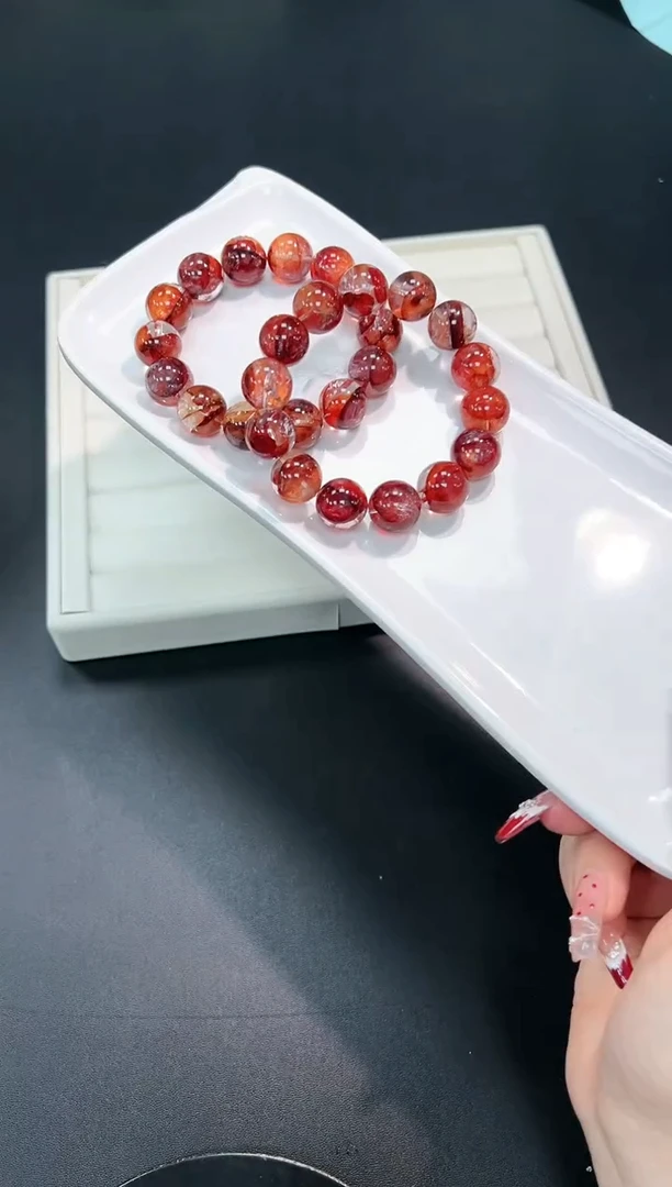 【闪购商品】水晶手串未镶嵌90b多样性发其一/1条15mm默认微瑕