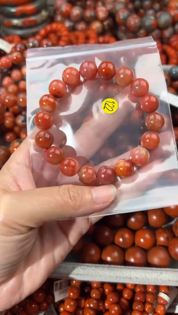 南红玛瑙手串未镶嵌11+