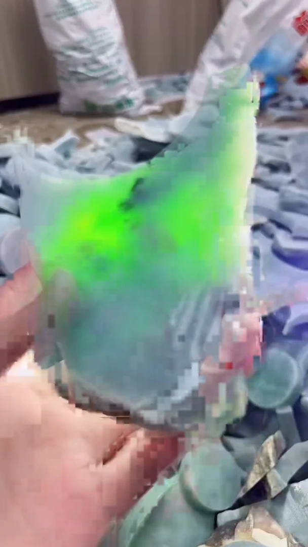 翡翠裸石缅甸翡翠A货文7994