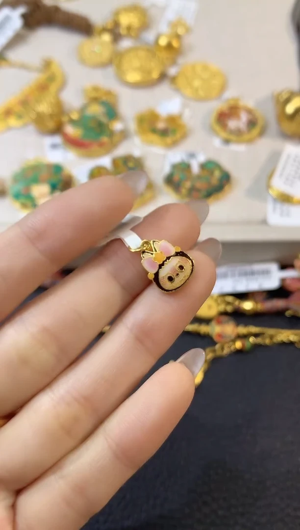 定制足金吊坠(不含链)A35