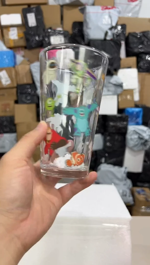 瓷片皮克斯合集玻璃水杯