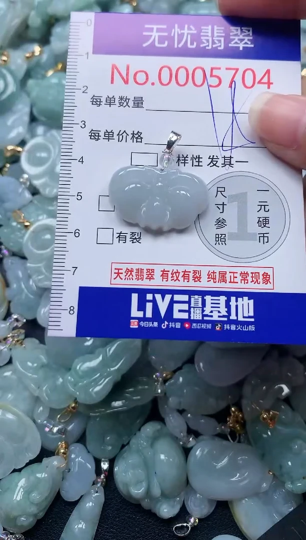 颈饰未镶嵌翡翠5704