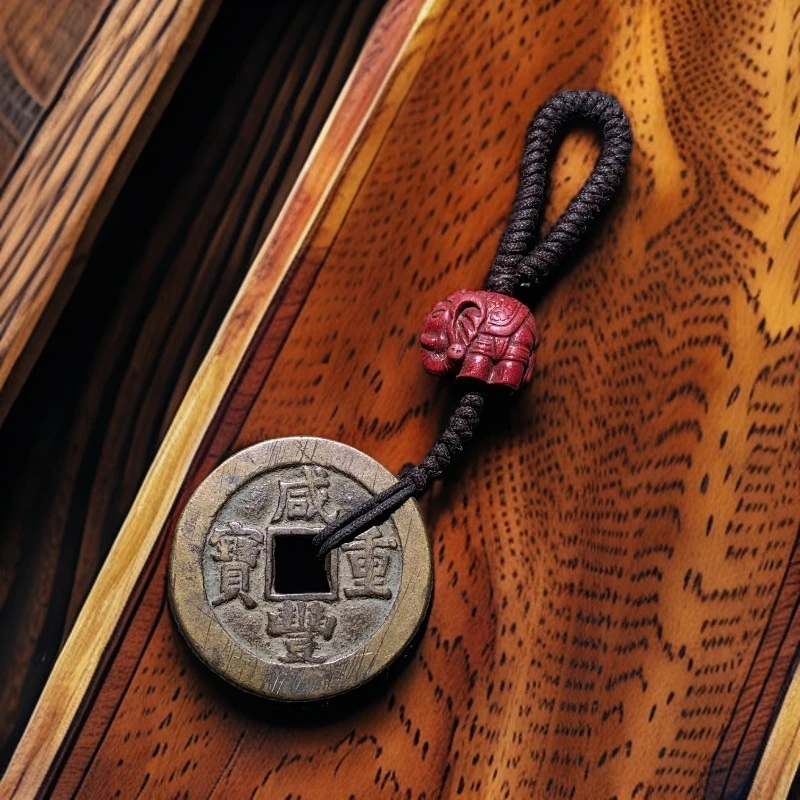 现代工艺品钱币款钥匙扣挂件