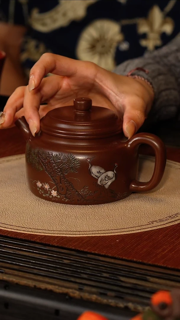 茶壶紫砂宜兴紫砂PHJ 乾清紫泥 德钟