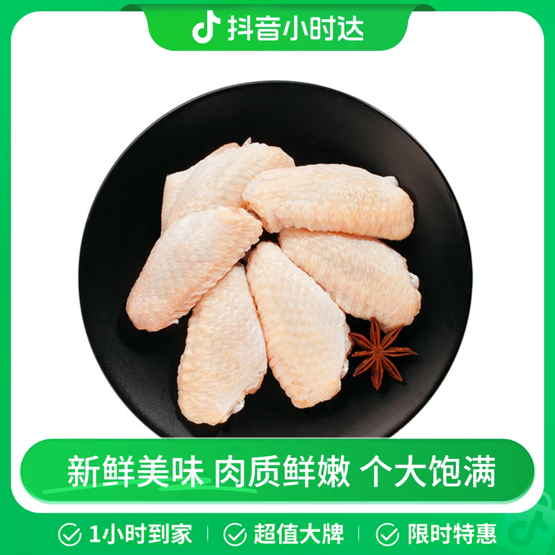 冻鸡翅中 约500g