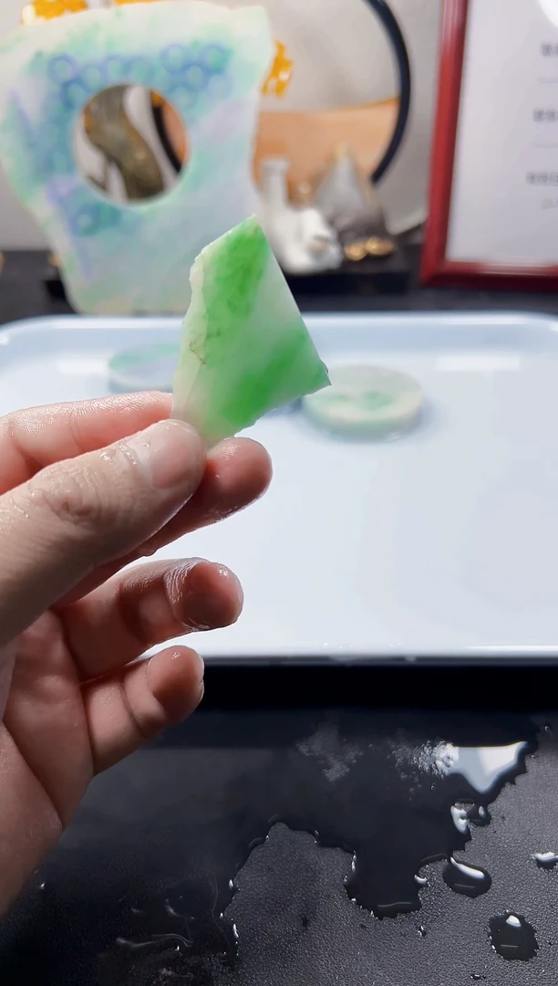 颈饰未镶嵌翡翠天然缅甸A货翡翠