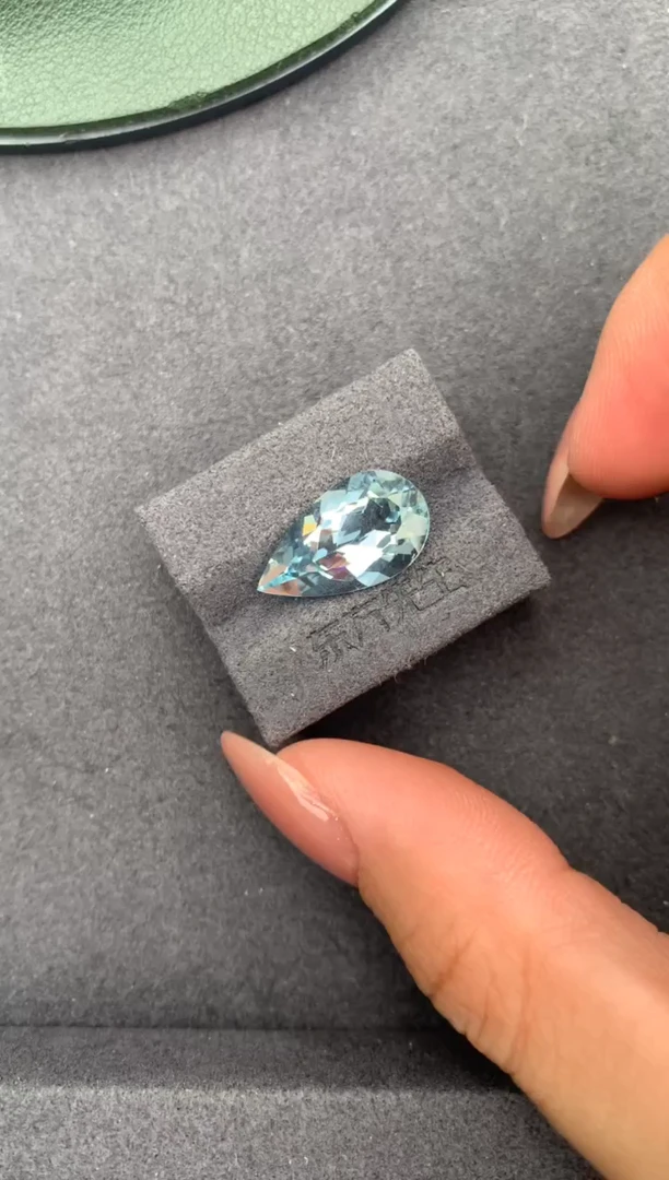 裸石海蓝宝石4.7ct海蓝宝  FH  定制