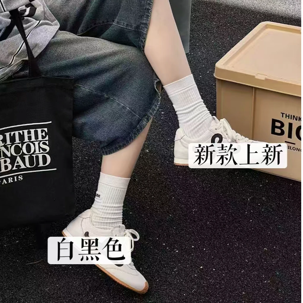 女款复古小歪头德训鞋经典百搭休闲运动鞋7702