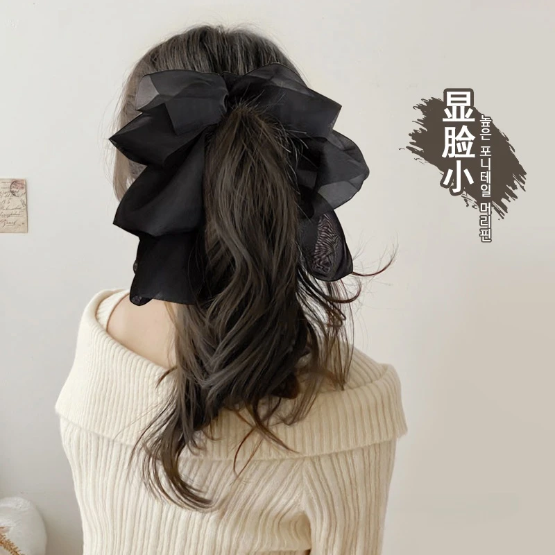 复古日韩风顶夹发饰合金材质显脸小高马尾竖夹女2025新款原创设计