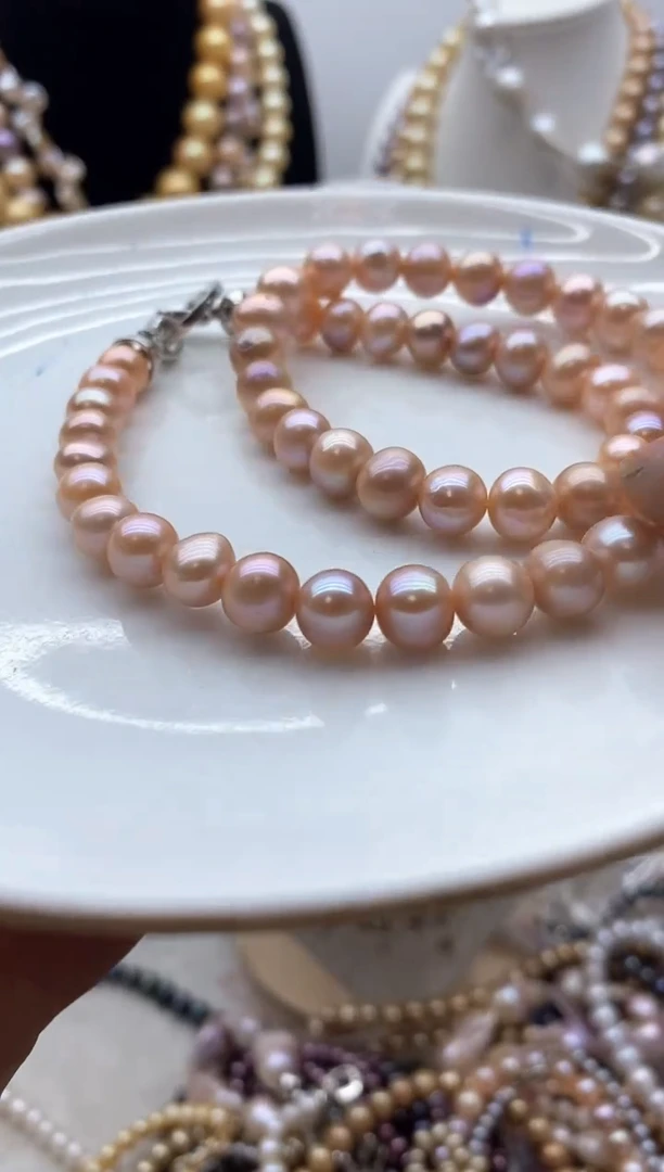 【闪购商品】淡水珍珠颈饰钛钢169