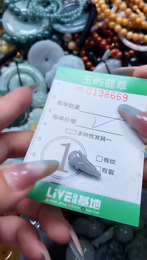 翡翠未镶嵌颈饰闪购0138669