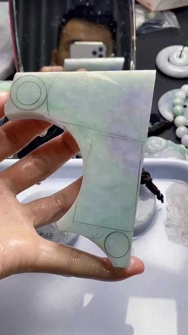 裸石翡翠天然缅甸A货【海】16