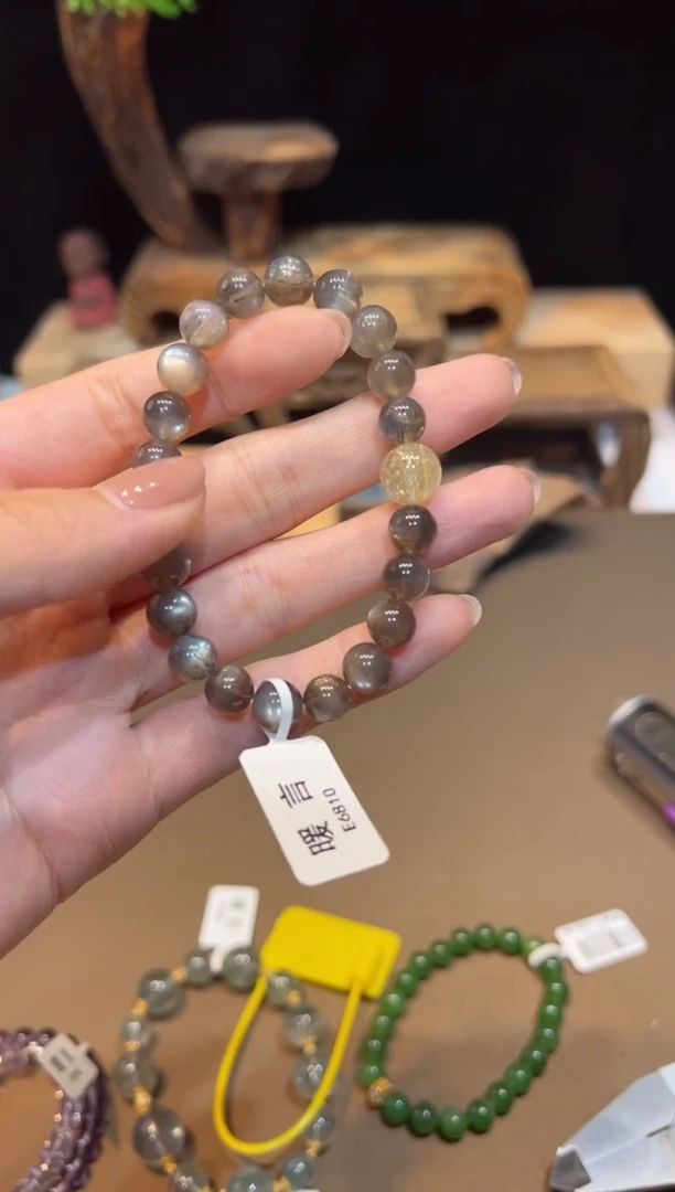 水晶手链未镶嵌手饰@@E6810