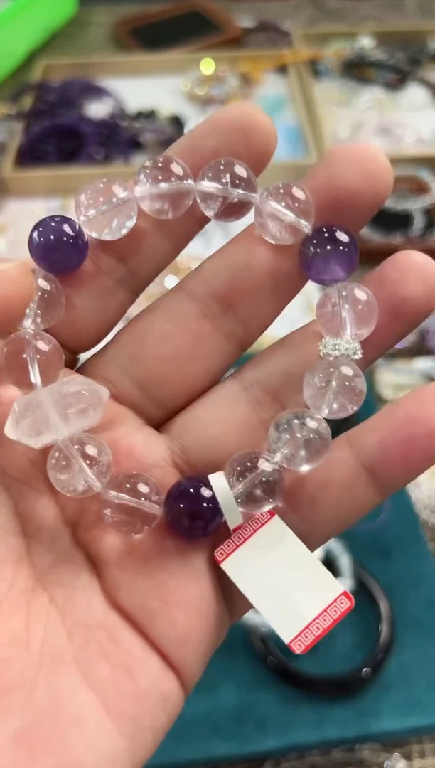 水晶手串未镶嵌水晶手串