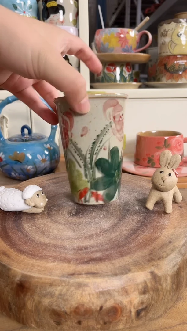 手工手绘景德镇高温瓷