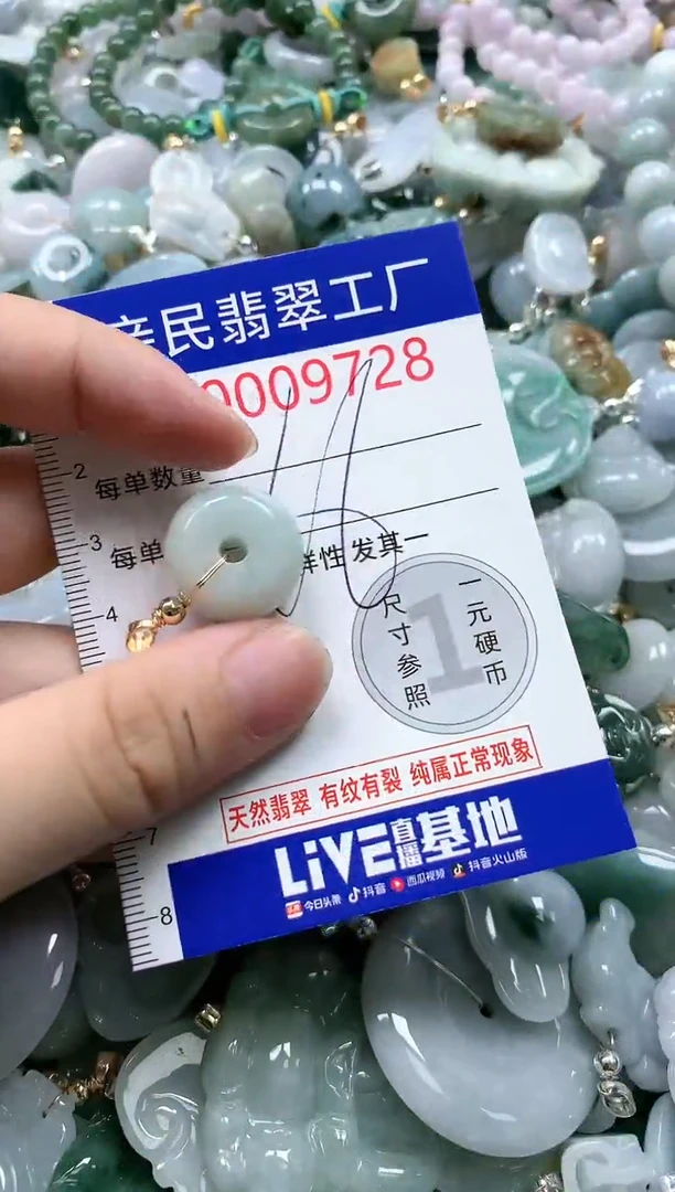 翡翠未镶嵌吊坠(不含链)9728