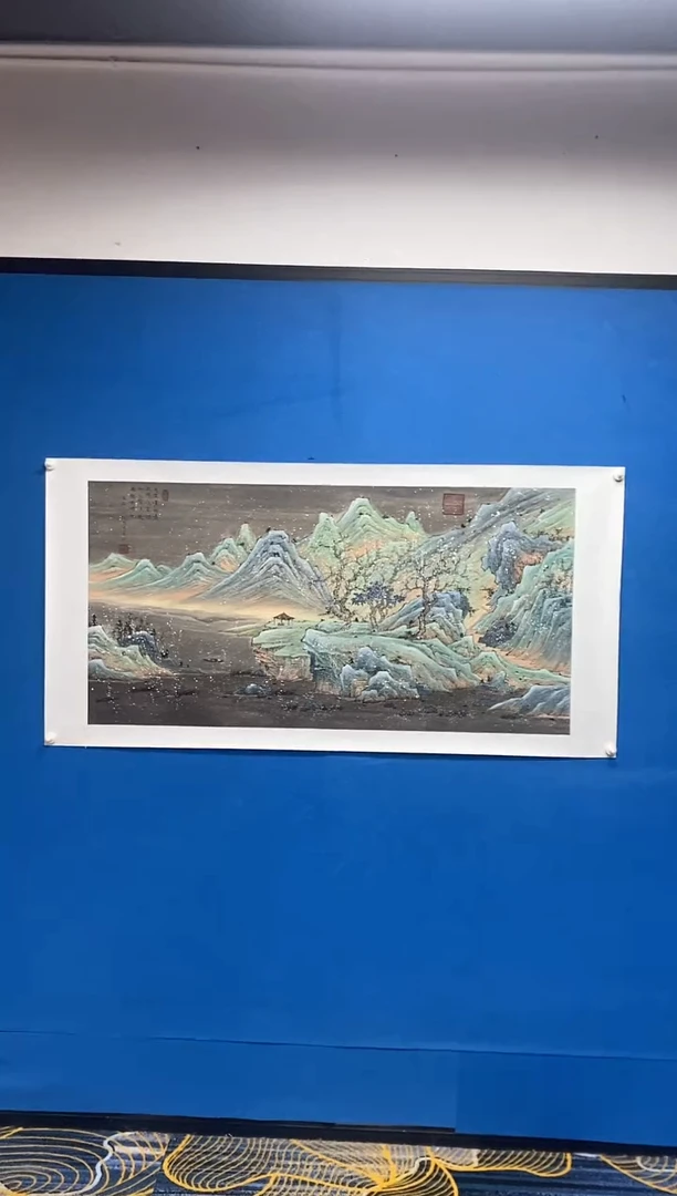 【闪购商品】国画张巨富    雪景山水
