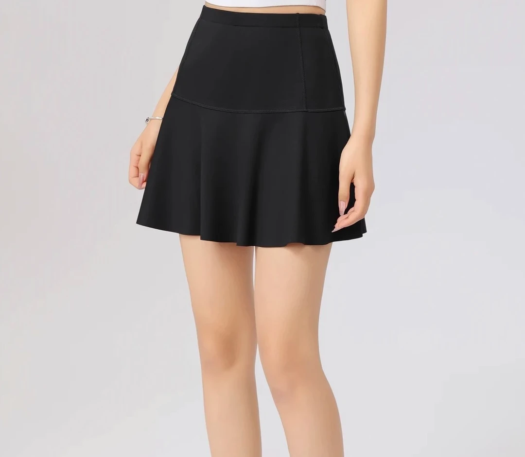 【商场同款】A字半身裙春夏运动瑜伽显瘦简约高腰休闲短裙520024