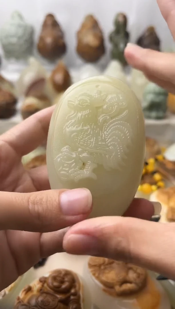石材古青石棉纹正常不退换鸡