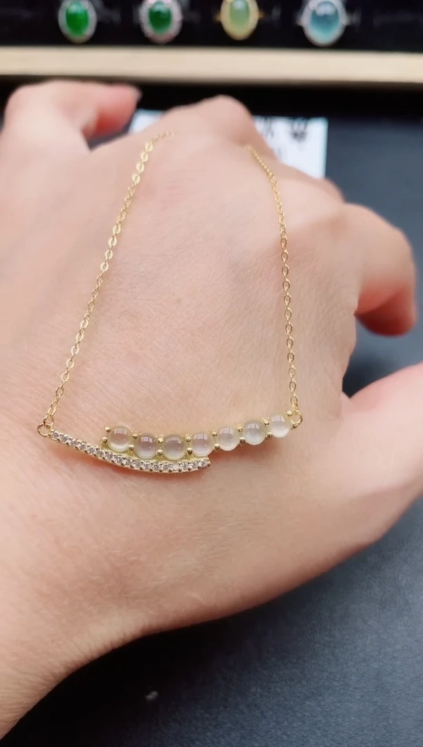 翡翠银S925镶嵌吊坠(不含链)508500