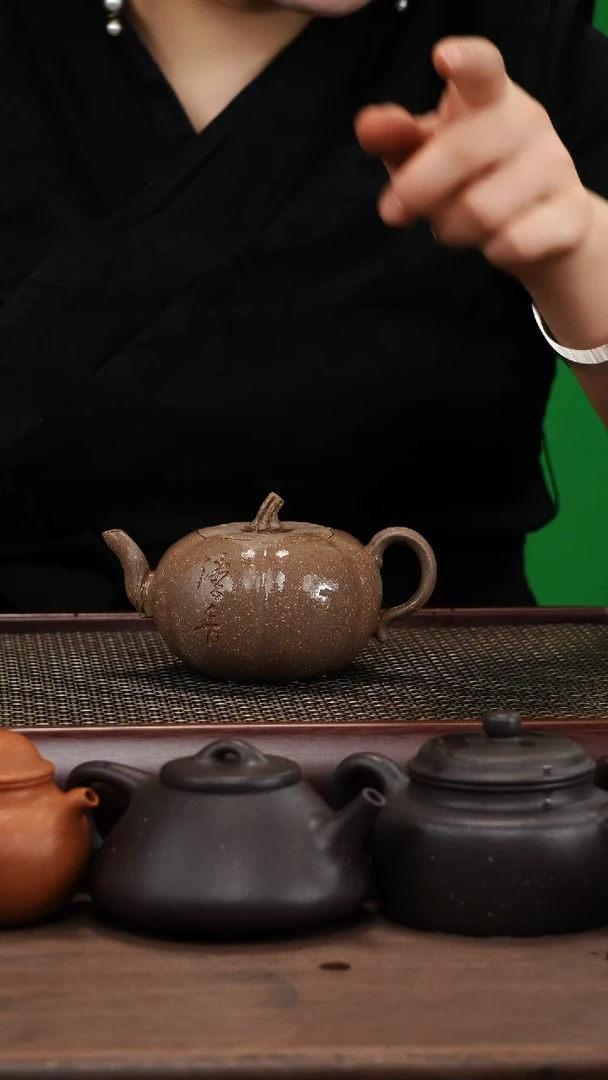 【闪购商品】紫砂茶壶全手老段泥南瓜壶