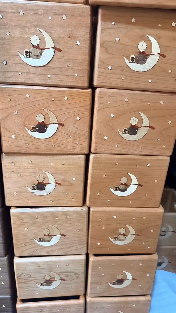 木瑕疵樱桃木王子筐
