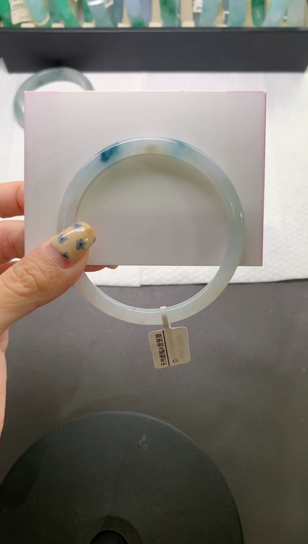 未镶嵌手镯（圆镯）翡翠57.5*5.9*5.7