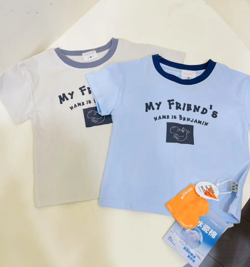 班纳日记儿童夏款新款圆领短袖T恤86019