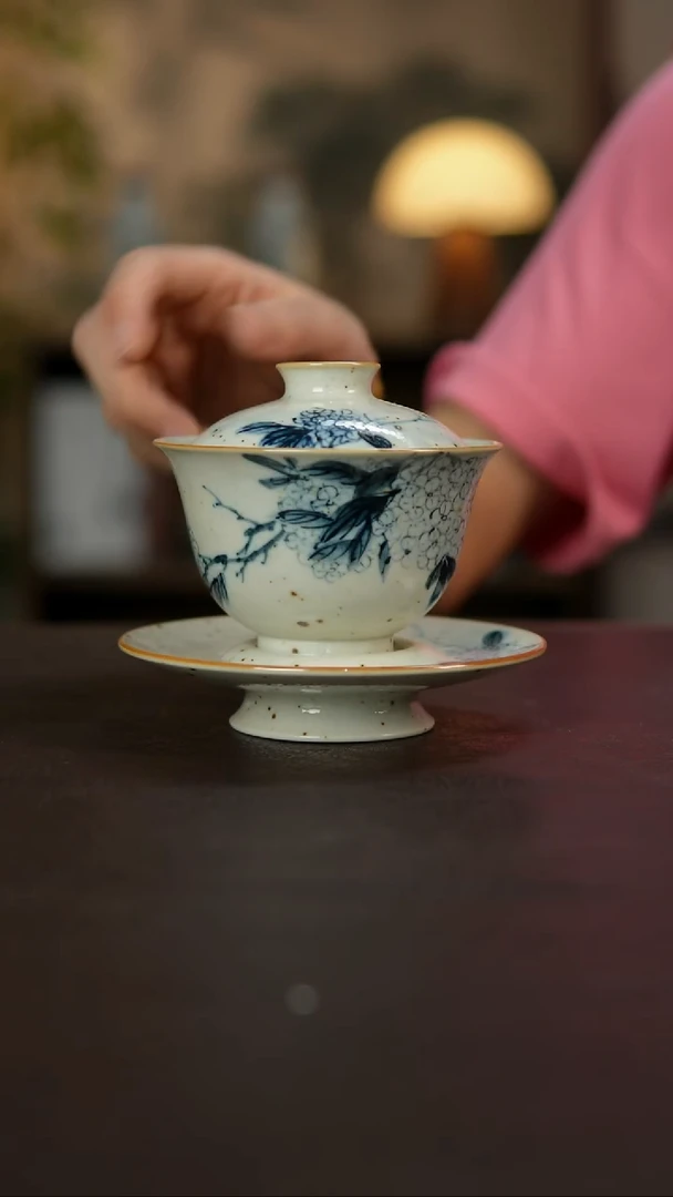 杯景德镇陶瓷杯碗柴烧多人