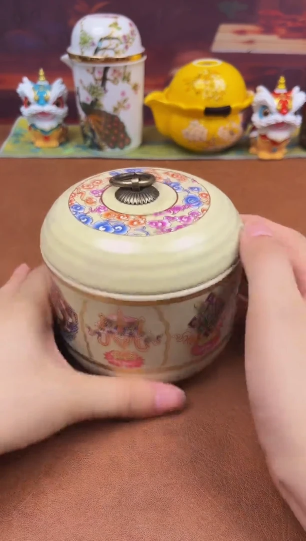 陶瓷茶具摆件旅行套组